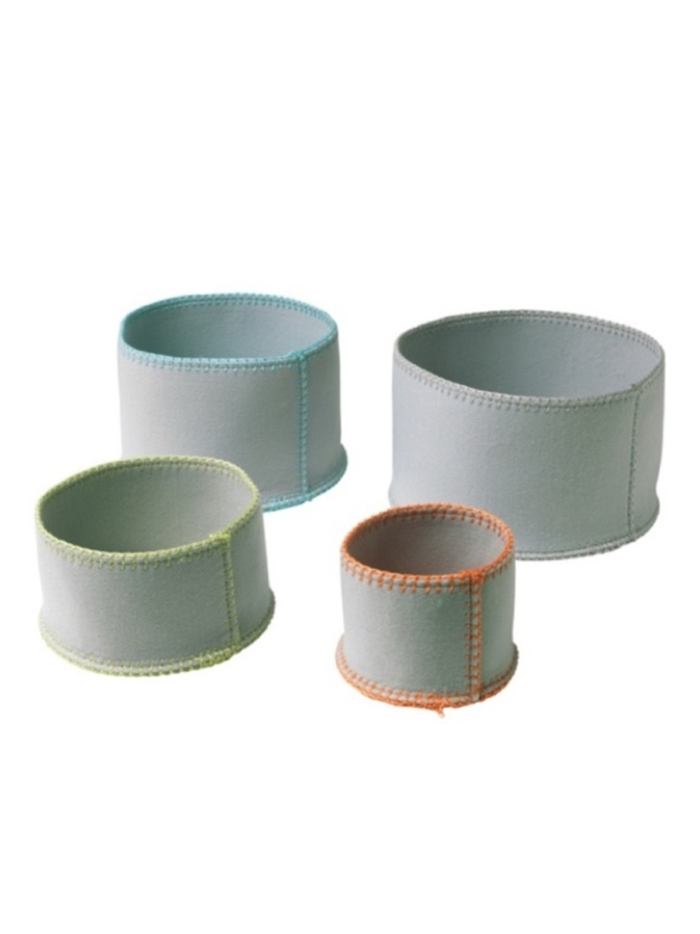 KNATTING Storage Baskets—Light Grey | Set of 4